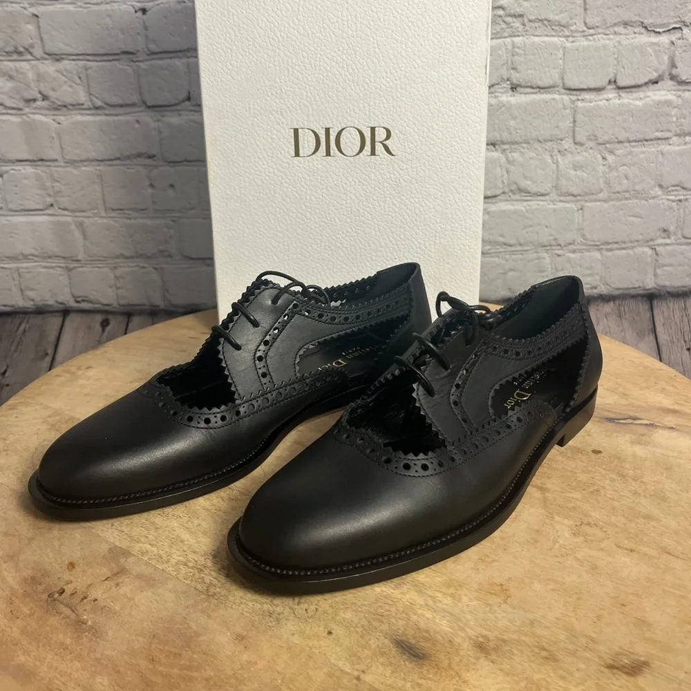 Christian Dior Teddy-D Derby Shoes -38.5 - Picture 1 of 8